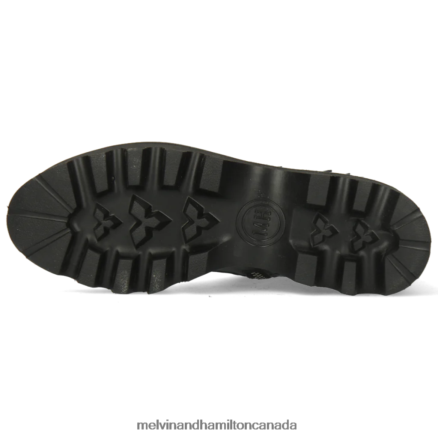 Women Melvin & Hamilton Black Sybill 7 Ankle Boots P4V68P1022