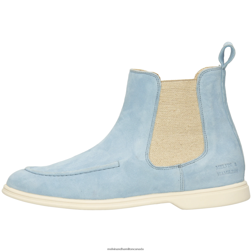 Women Melvin & Hamilton Blue Adley 18 Ankle Boots P4V68P834