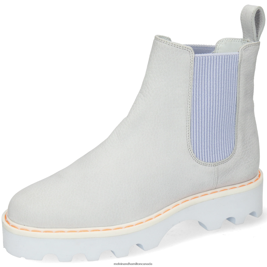 Women Melvin & Hamilton Blue Megan 3R Ankle Boots P4V68P1017