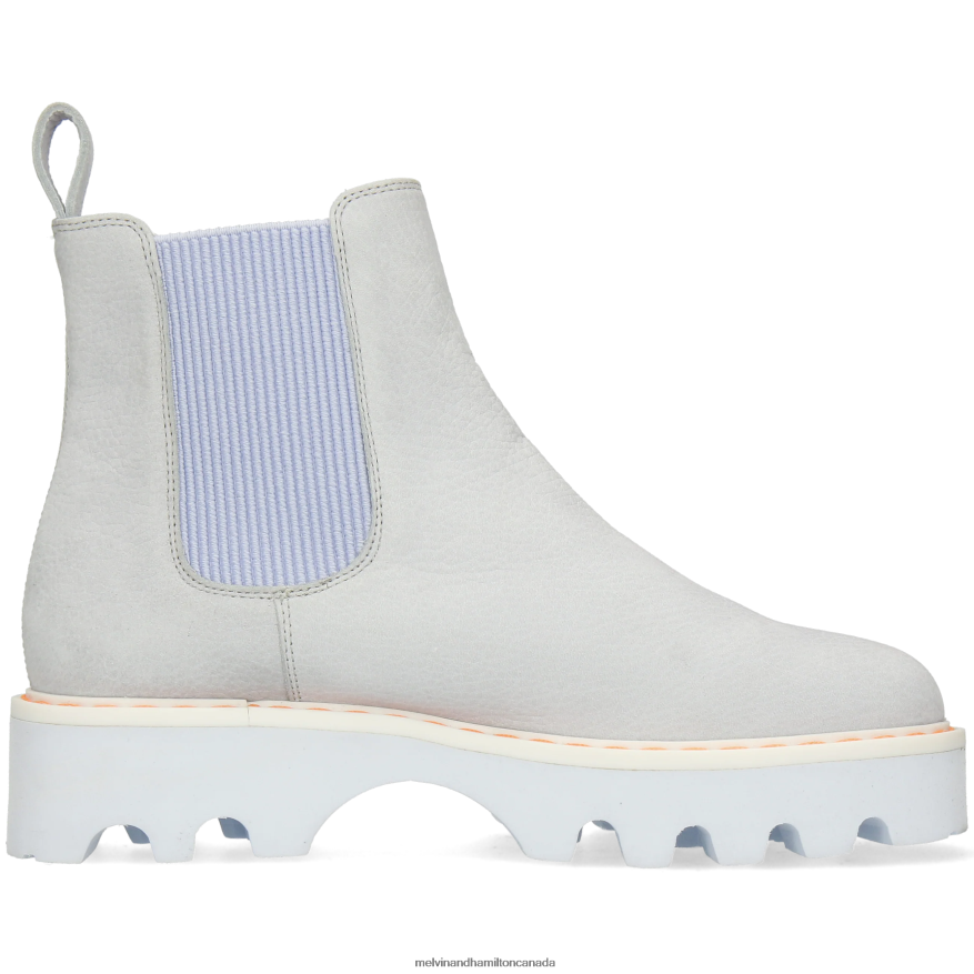 Women Melvin & Hamilton Blue Megan 3R Ankle Boots P4V68P1017