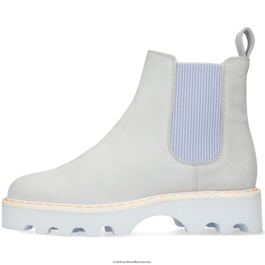 Women Melvin & Hamilton Blue Megan 3R Ankle Boots P4V68P1017