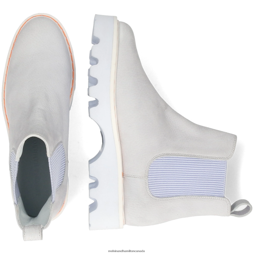 Women Melvin & Hamilton Blue Megan 3R Ankle Boots P4V68P1017