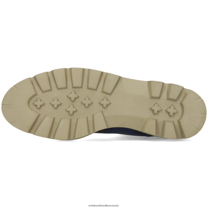 Women Melvin & Hamilton Blue Sally 112 Ankle Boots P4V68P848