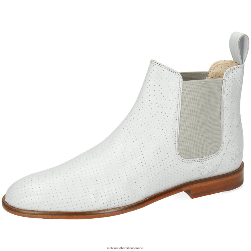 Women Melvin & Hamilton Blue Susan 10 Ankle Boots P4V68P1055