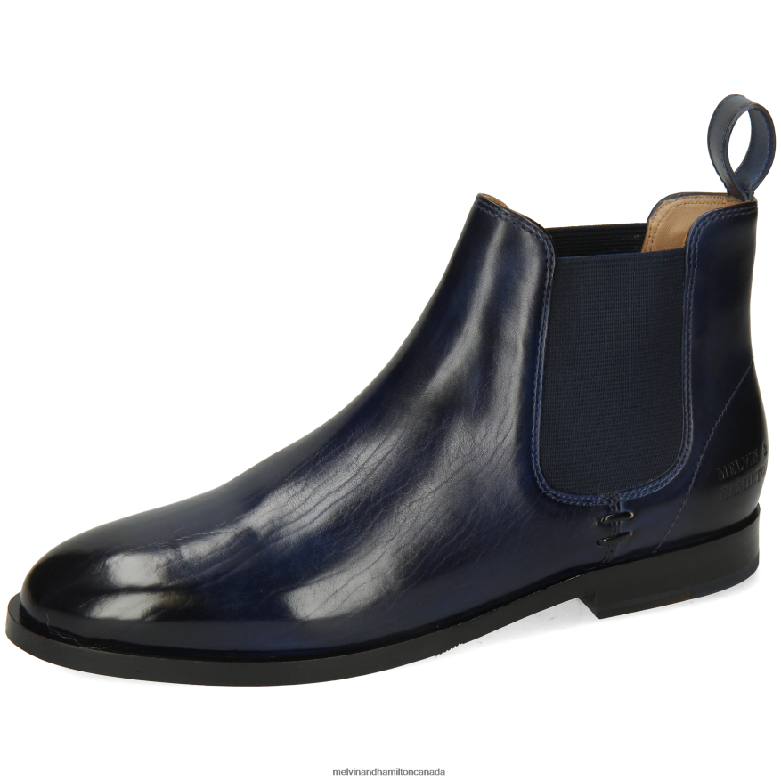 Women Melvin & Hamilton Blue Susan 10 Ankle Boots P4V68P782