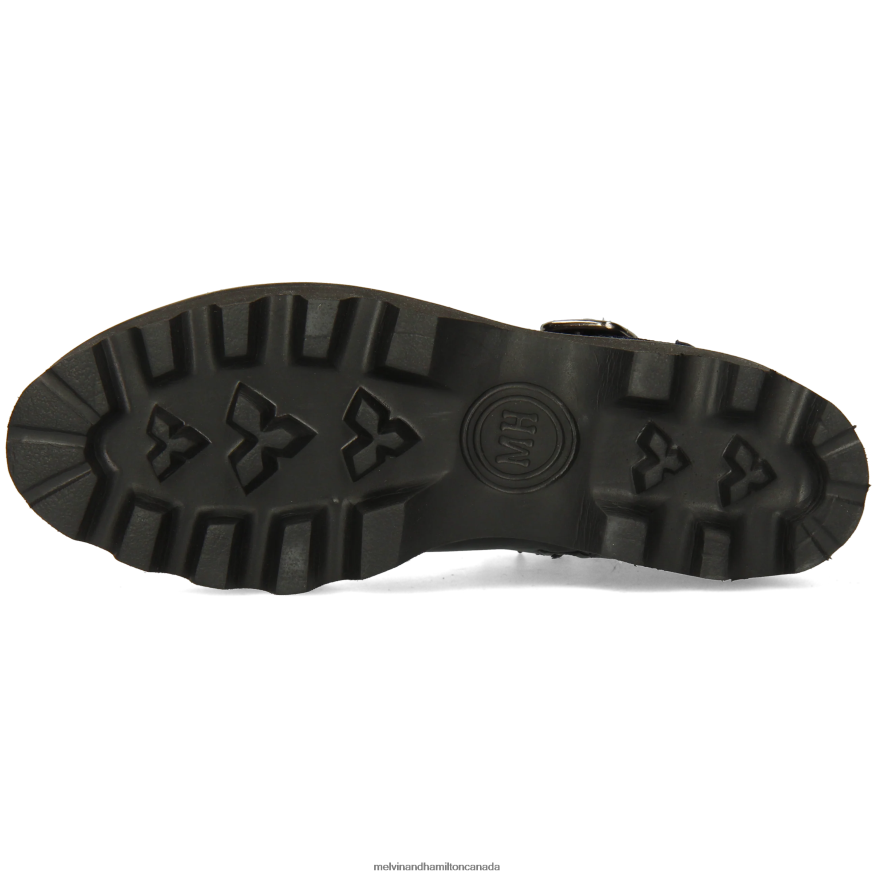 Women Melvin & Hamilton Blue Sybill 27 Ankle Boots P4V68P853