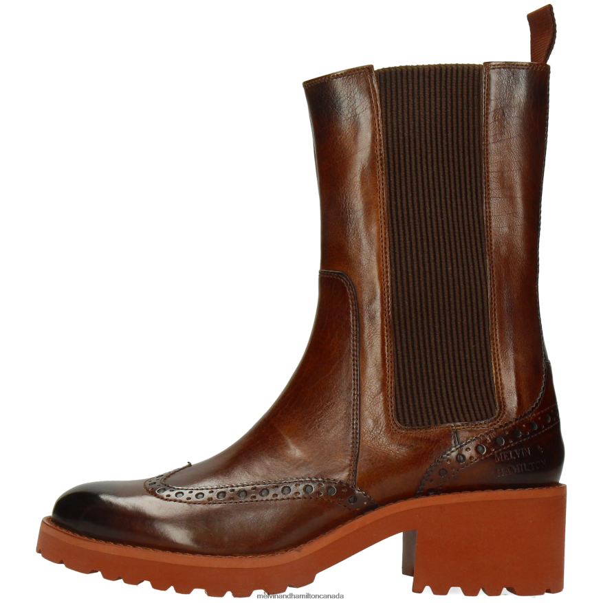 Women Melvin & Hamilton Brown Abigail 2 Ankle Boots P4V68P927