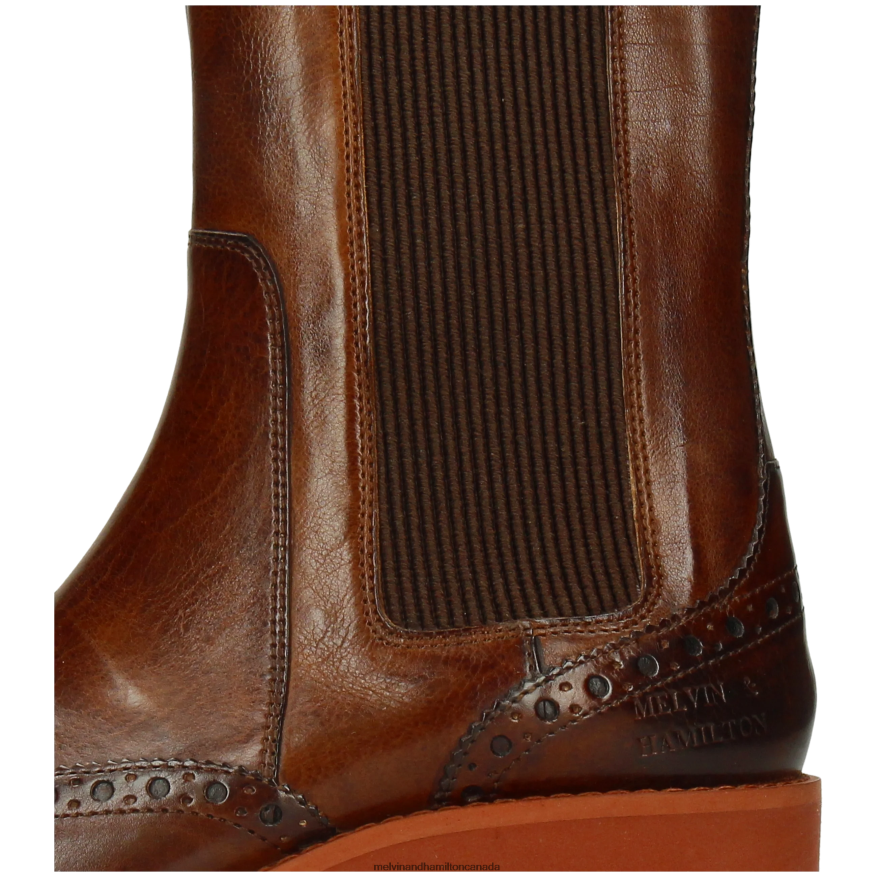 Women Melvin & Hamilton Brown Abigail 2 Ankle Boots P4V68P927