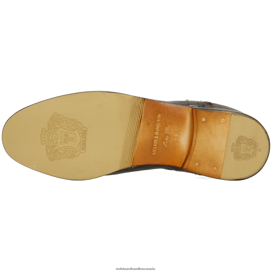 Women Melvin & Hamilton Brown Amelie 4 Ankle Boots P4V68P931