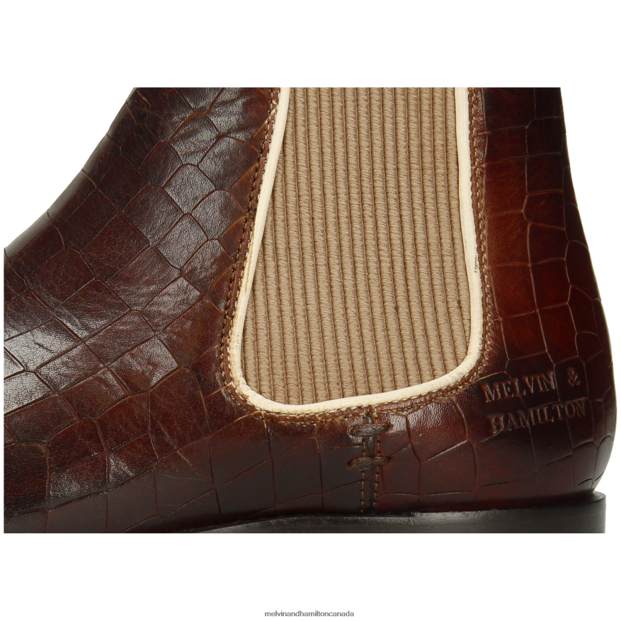 Women Melvin & Hamilton Brown Amelie 4 Ankle Boots P4V68P931