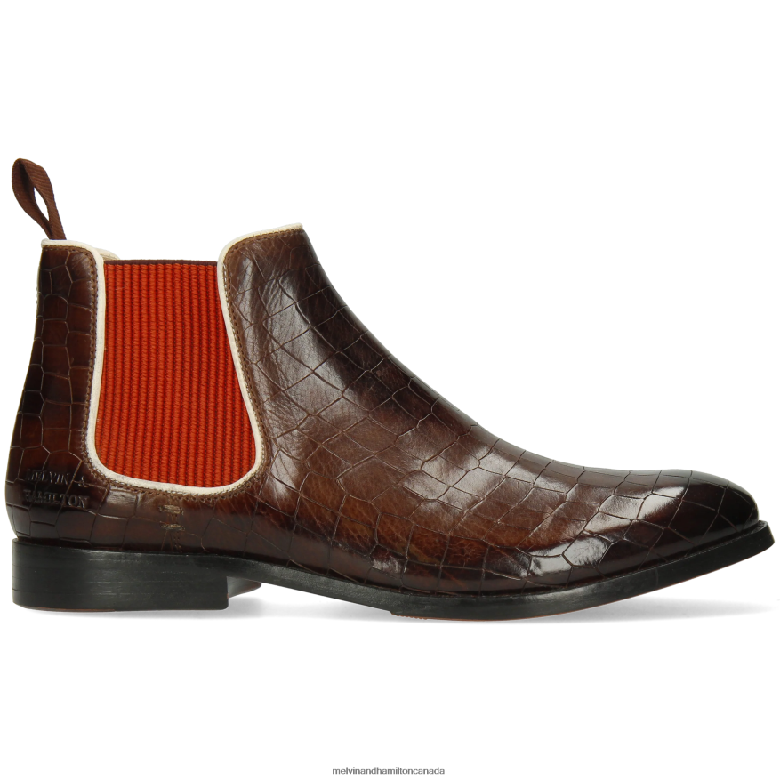 Women Melvin & Hamilton Brown Amelie 4 Ankle Boots P4V68P933