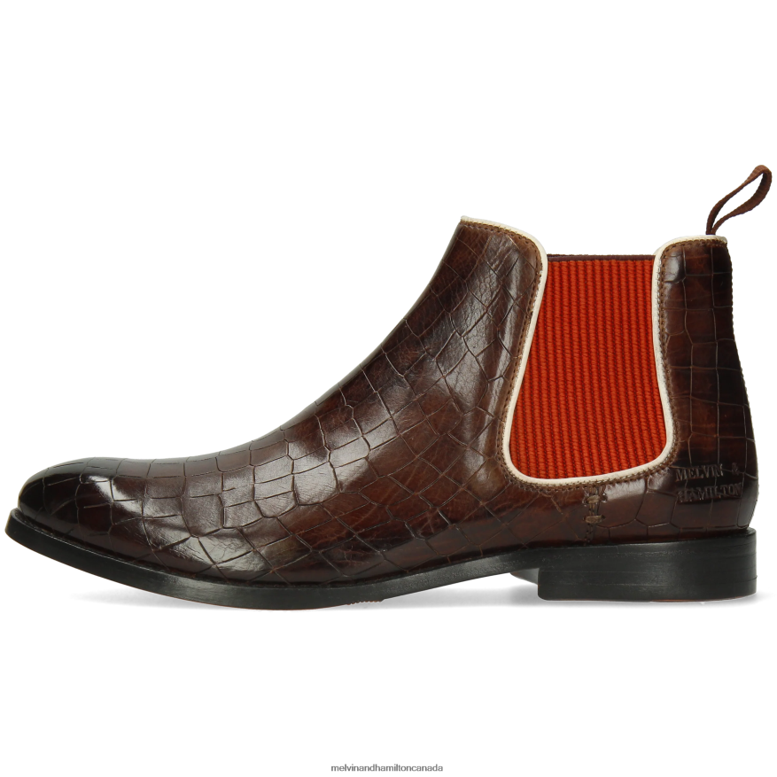 Women Melvin & Hamilton Brown Amelie 4 Ankle Boots P4V68P933