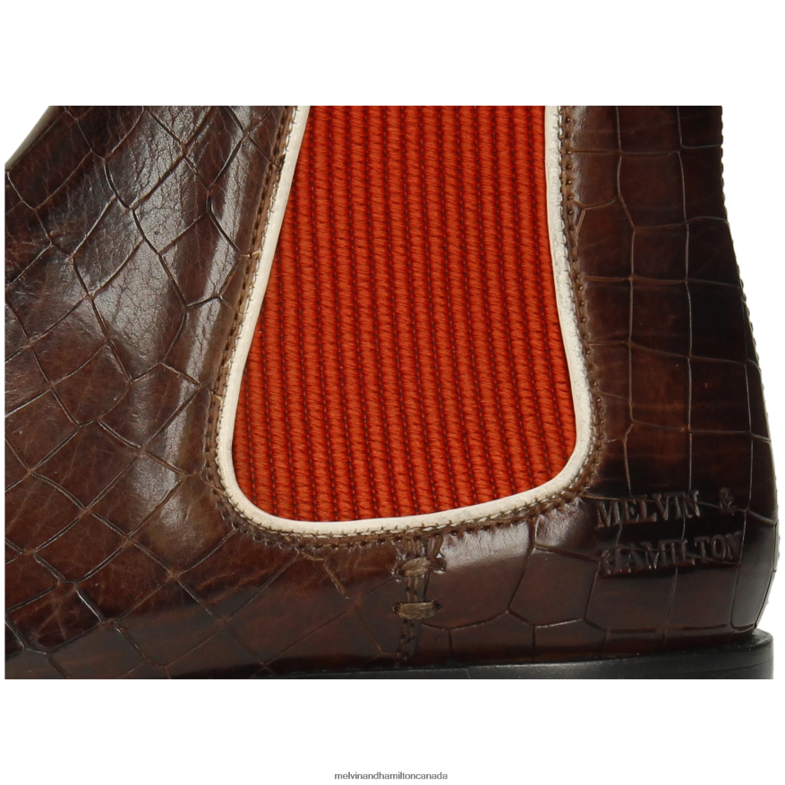 Women Melvin & Hamilton Brown Amelie 4 Ankle Boots P4V68P933