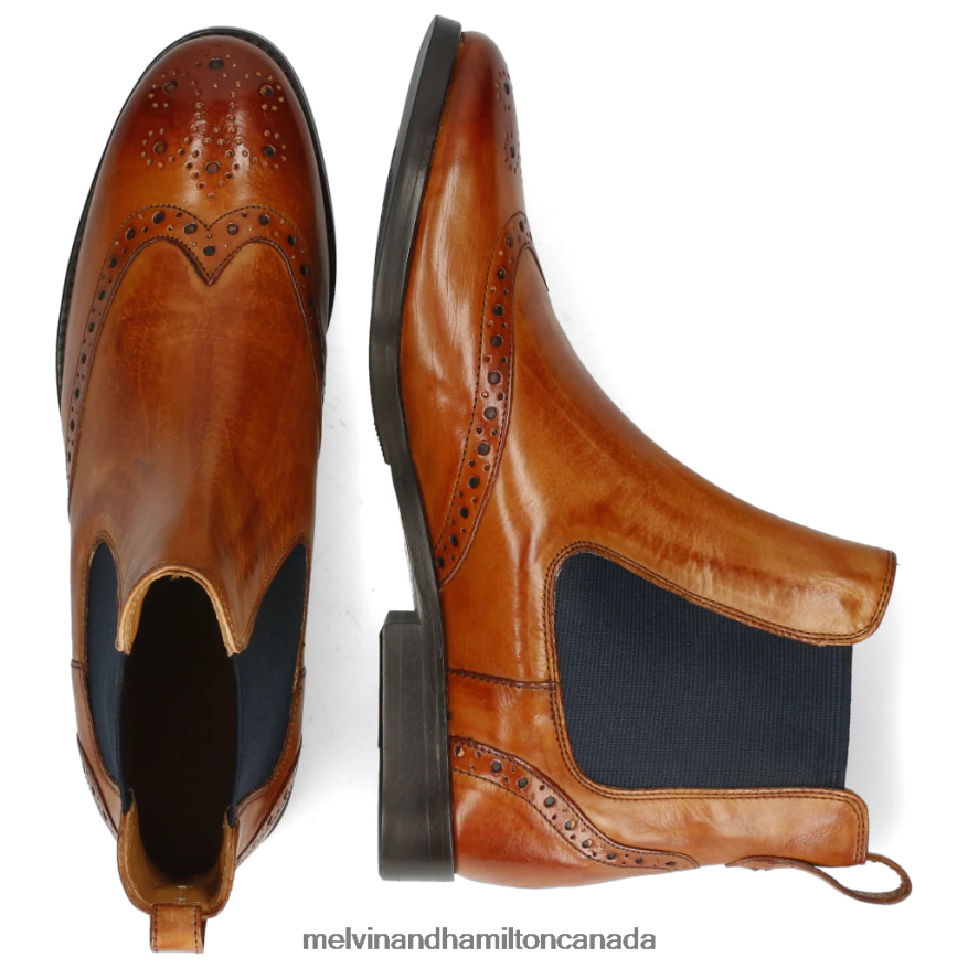 Women Melvin & Hamilton Brown Amelie 5 Ankle Boots P4V68P880