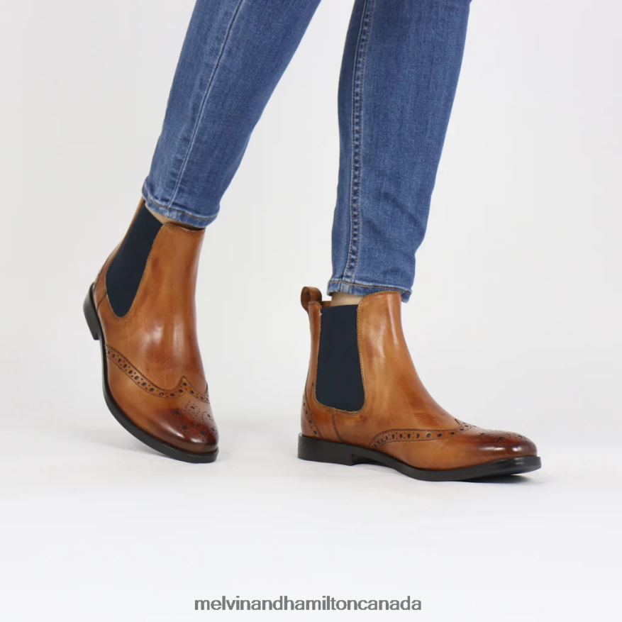 Women Melvin & Hamilton Brown Amelie 5 Ankle Boots P4V68P880