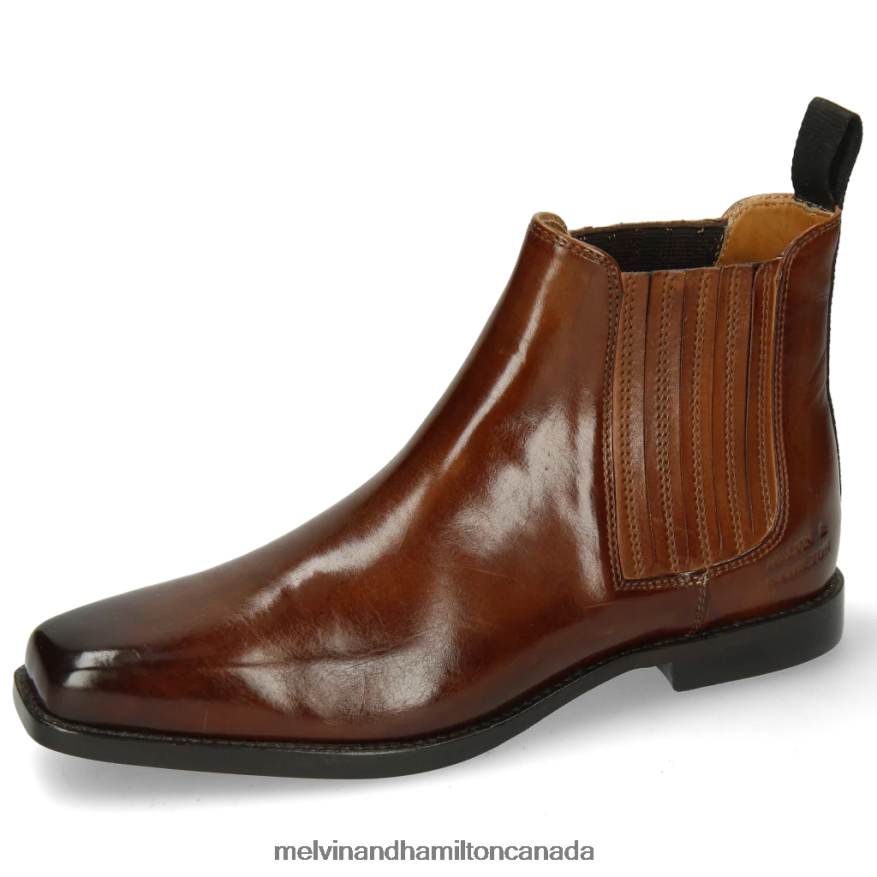 Women Melvin & Hamilton Brown Bella 1 Ankle Boots P4V68P1014