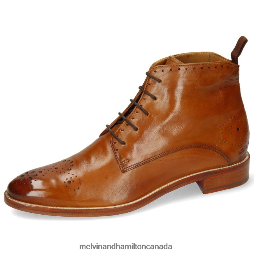 Women Melvin & Hamilton Brown Betty 4 Ankle Boots P4V68P1067