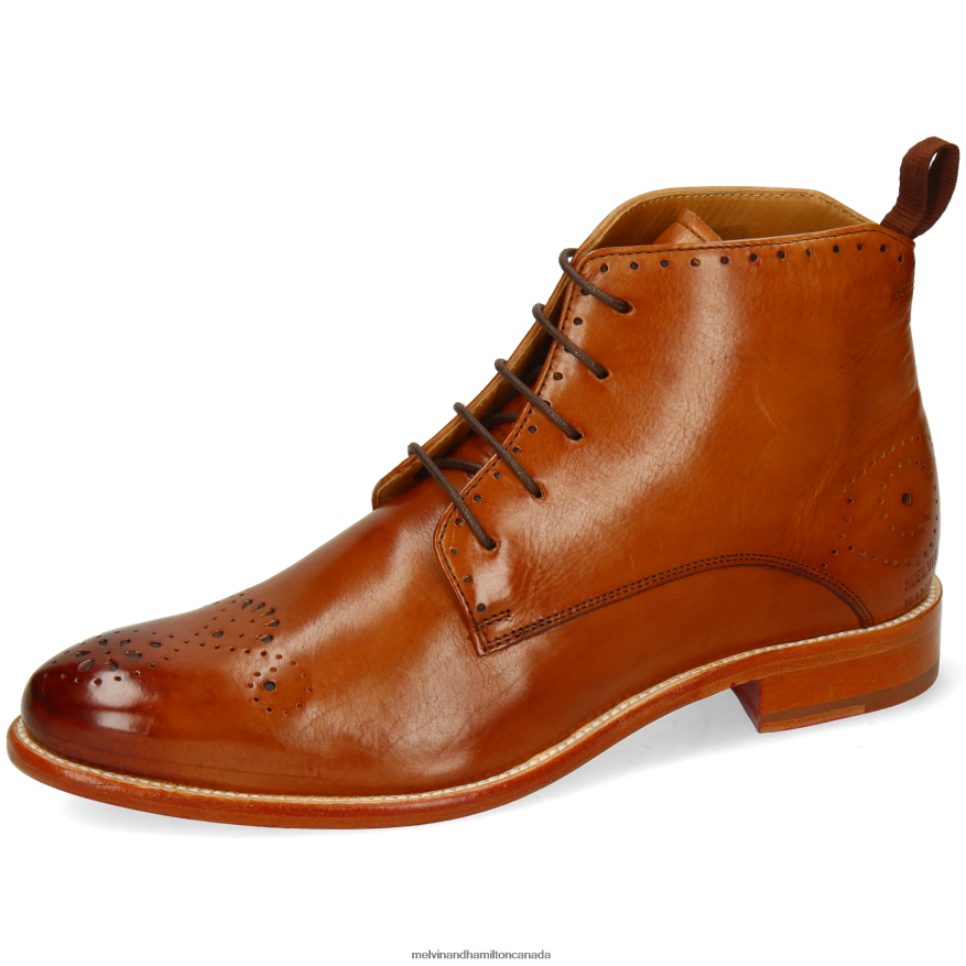 Women Melvin & Hamilton Brown Betty 4 Ankle Boots P4V68P997