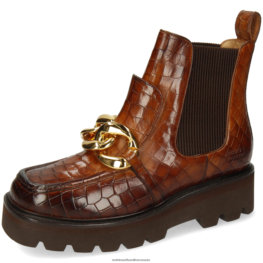 Women Melvin & Hamilton Brown Cassy 1 Ankle Boots P4V68P965