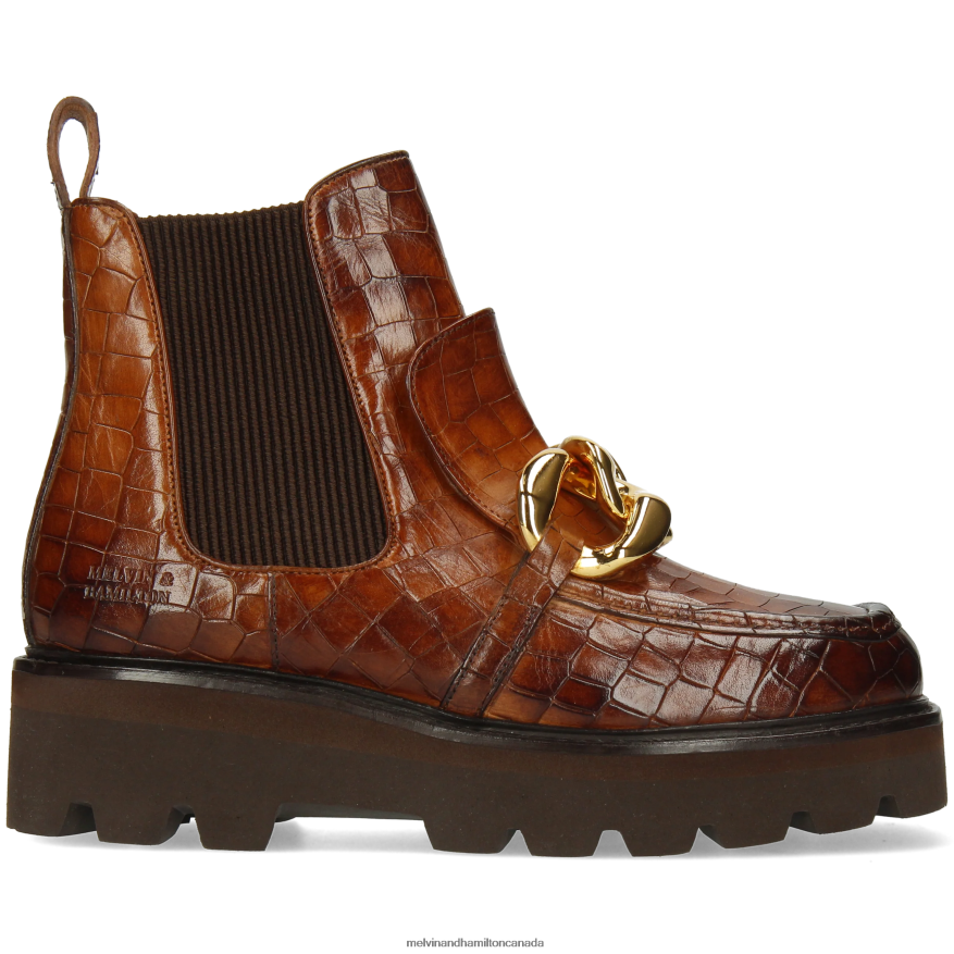 Women Melvin & Hamilton Brown Cassy 1 Ankle Boots P4V68P965