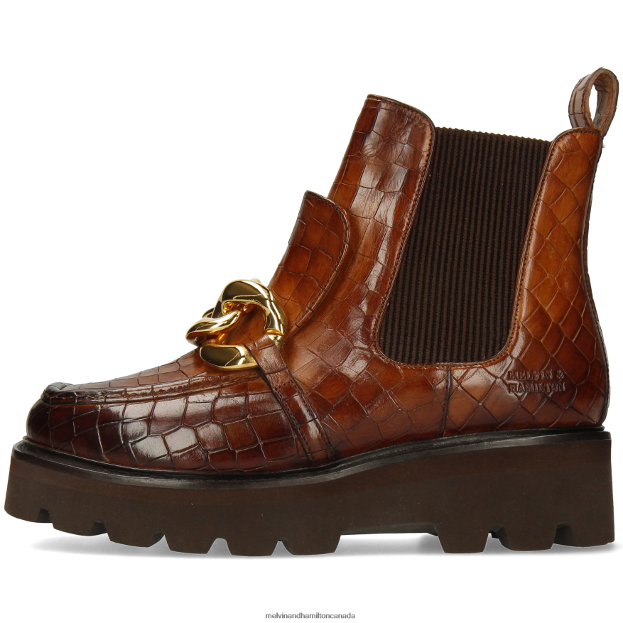 Women Melvin & Hamilton Brown Cassy 1 Ankle Boots P4V68P965