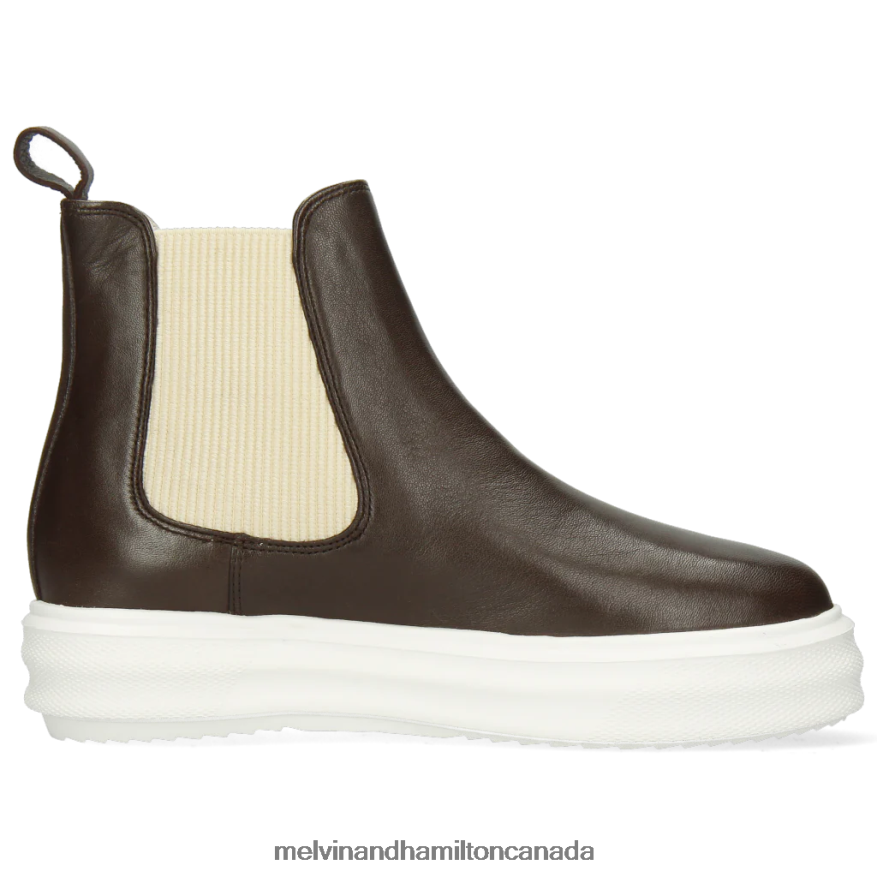 Women Melvin & Hamilton Brown Fay 1 Ankle Boots P4V68P1059