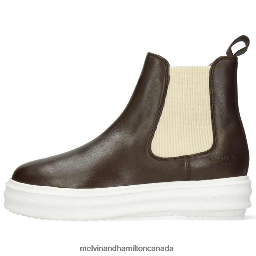 Women Melvin & Hamilton Brown Fay 1 Ankle Boots P4V68P1059