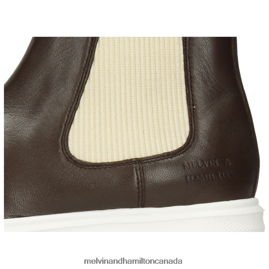 Women Melvin & Hamilton Brown Fay 1 Ankle Boots P4V68P1059