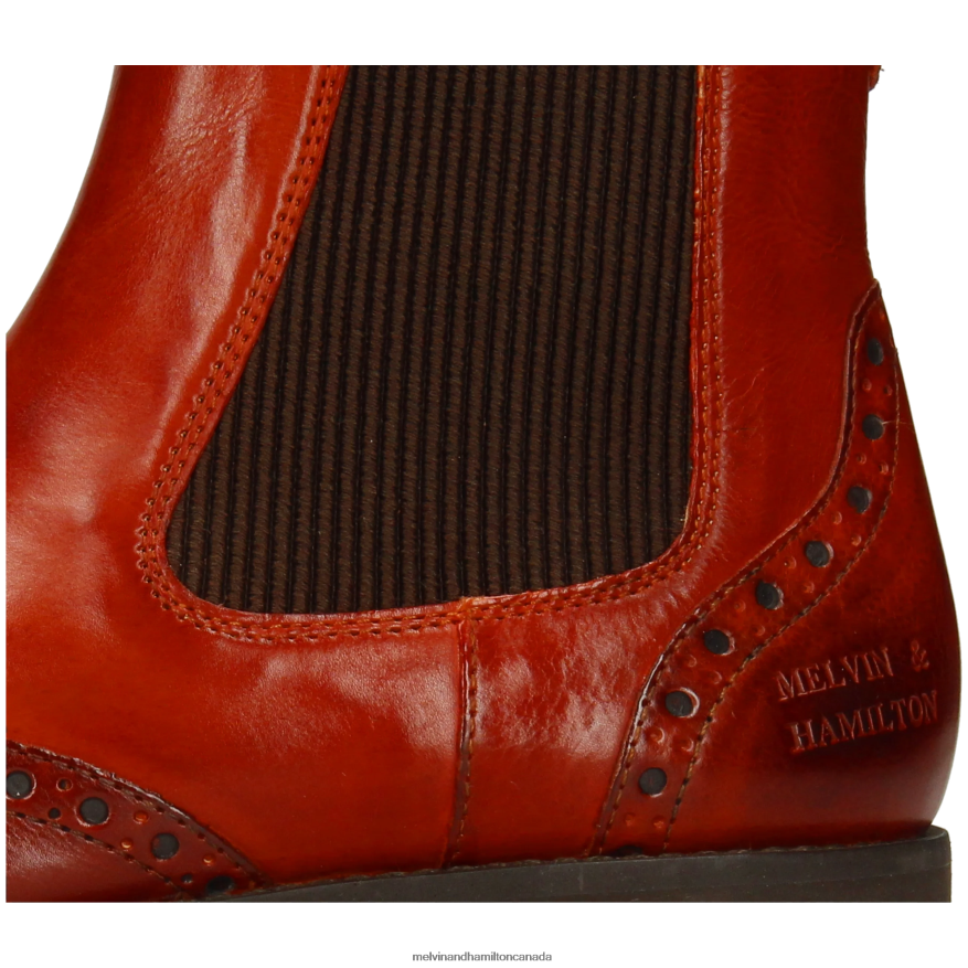 Women Melvin & Hamilton Brown Jade 8 Ankle Boots P4V68P799