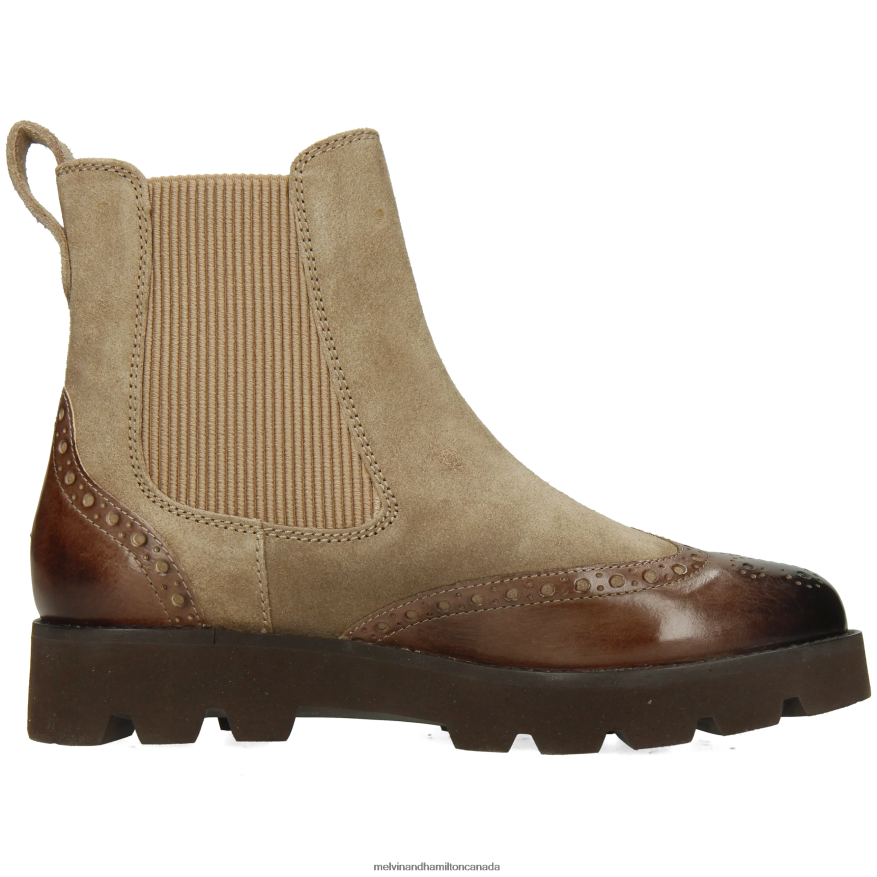 Women Melvin & Hamilton Brown Jade 8 Ankle Boots P4V68P809