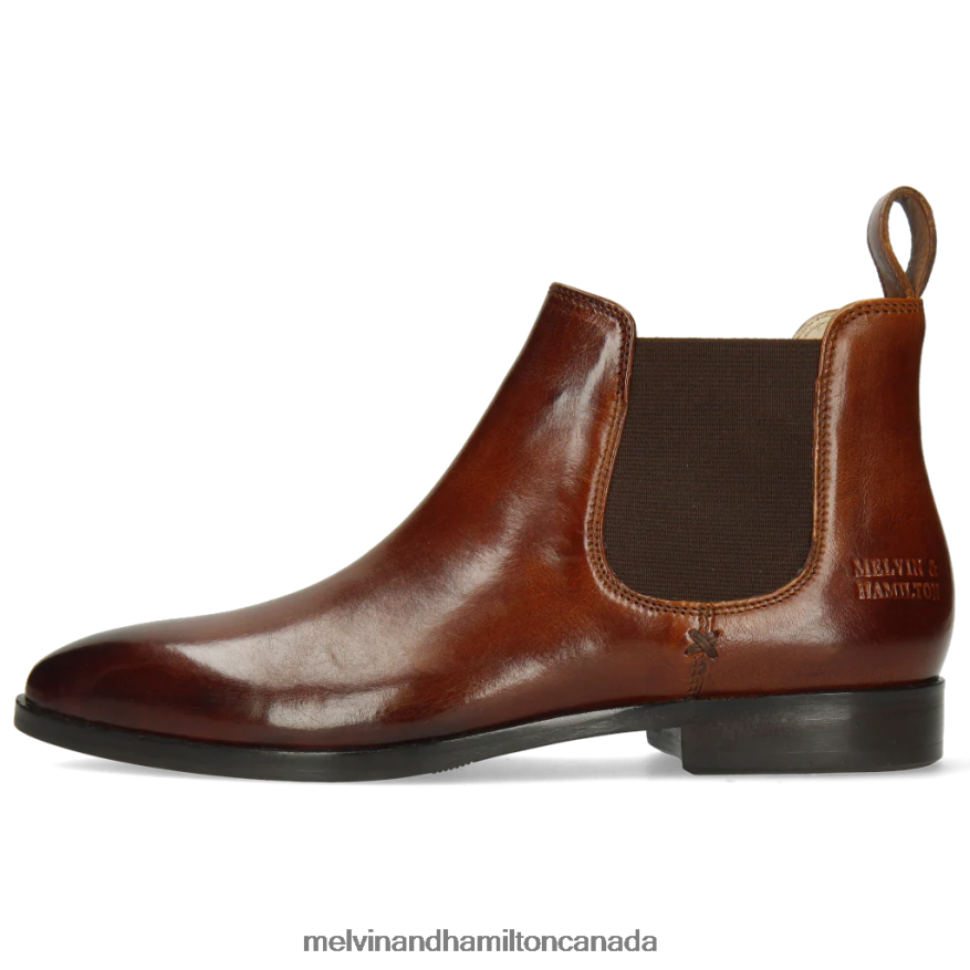 Women Melvin & Hamilton Brown Jessy 1 Ankle Boots P4V68P1143