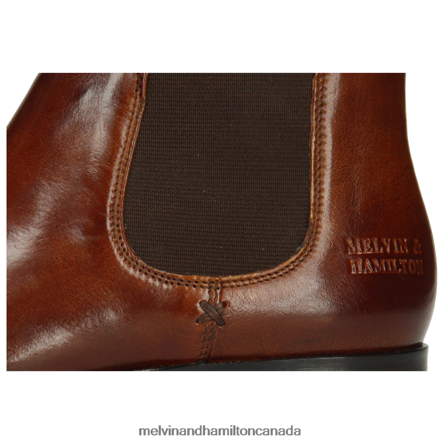 Women Melvin & Hamilton Brown Jessy 1 Ankle Boots P4V68P1143