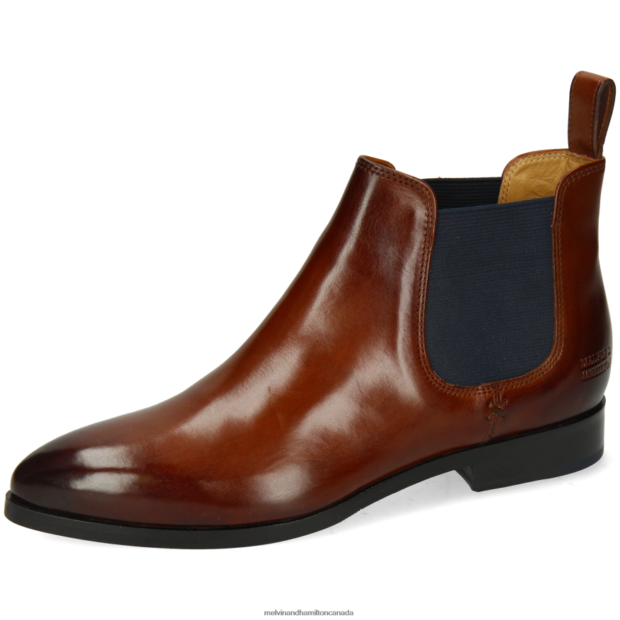 Women Melvin & Hamilton Brown Jessy 1 Ankle Boots P4V68P948