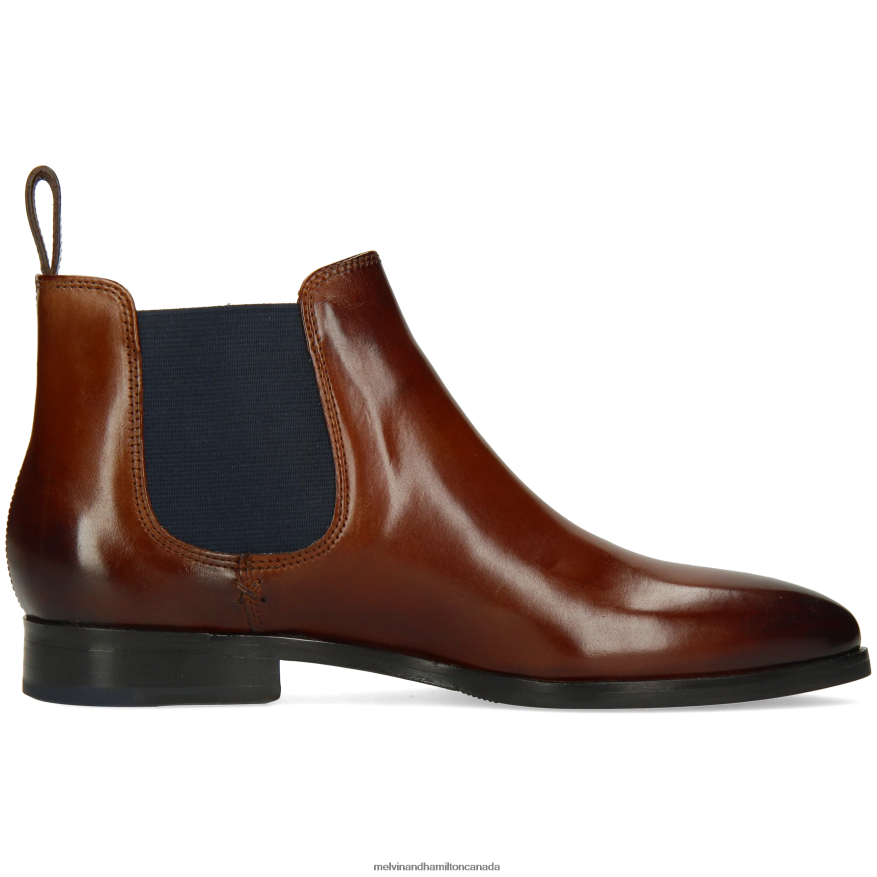 Women Melvin & Hamilton Brown Jessy 1 Ankle Boots P4V68P948