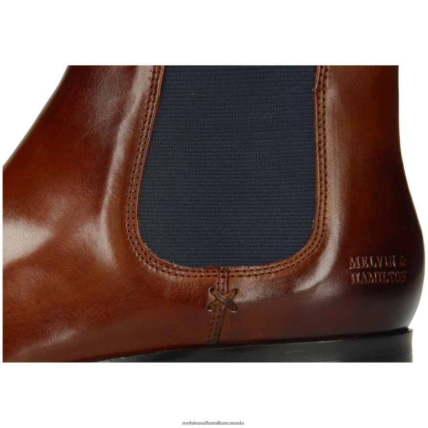 Women Melvin & Hamilton Brown Jessy 1 Ankle Boots P4V68P948