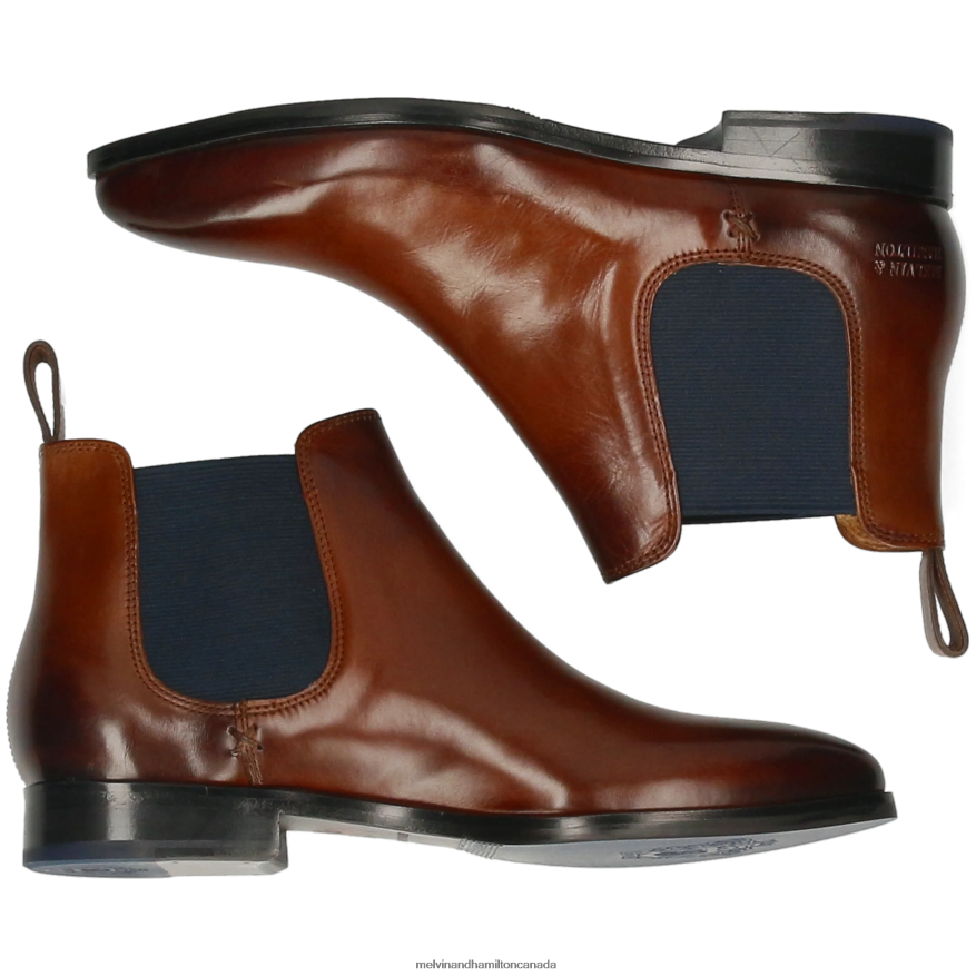 Women Melvin & Hamilton Brown Jessy 1 Ankle Boots P4V68P948