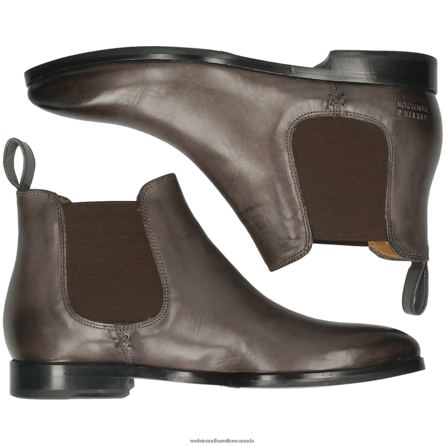 Women Melvin & Hamilton Brown Jessy 1 Ankle Boots P4V68P961