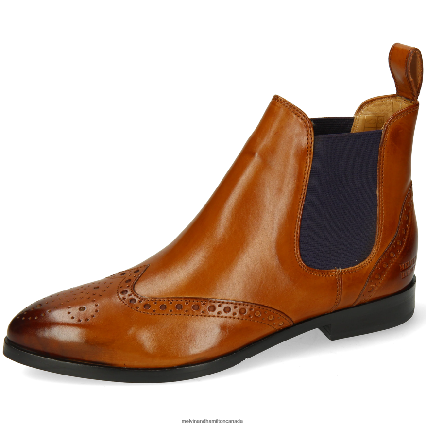 Women Melvin & Hamilton Brown Jessy 4 Ankle Boots P4V68P994