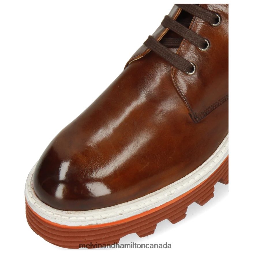 Women Melvin & Hamilton Brown Leonie 17 Ankle Boots P4V68P1042