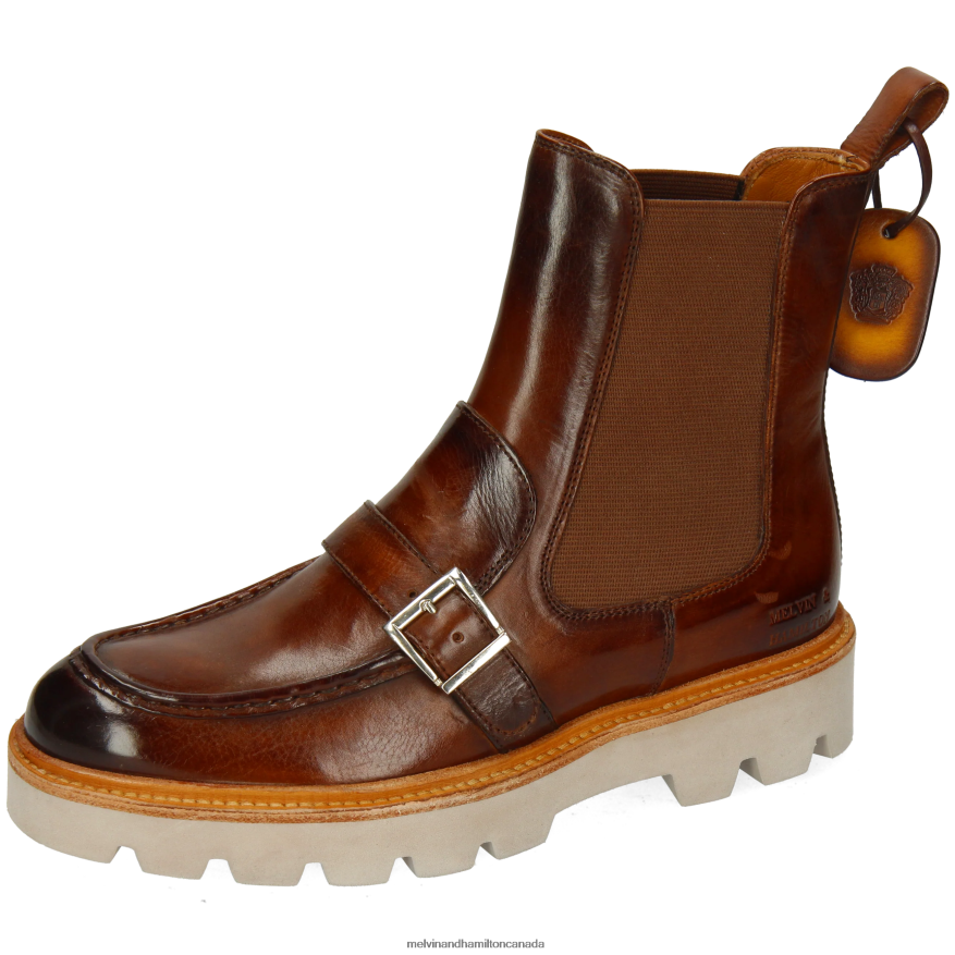 Women Melvin & Hamilton Brown Maria 2 Ankle Boots P4V68P940