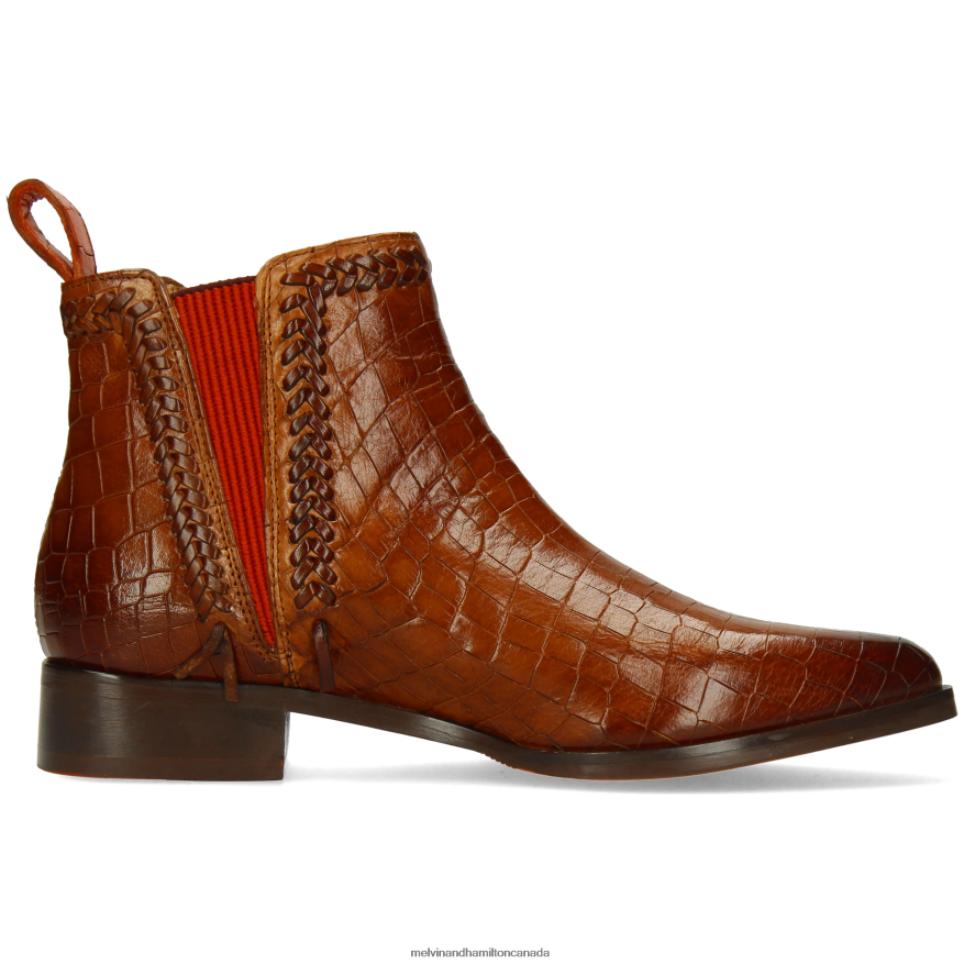 Women Melvin & Hamilton Brown Marlin 10 Ankle Boots P4V68P952