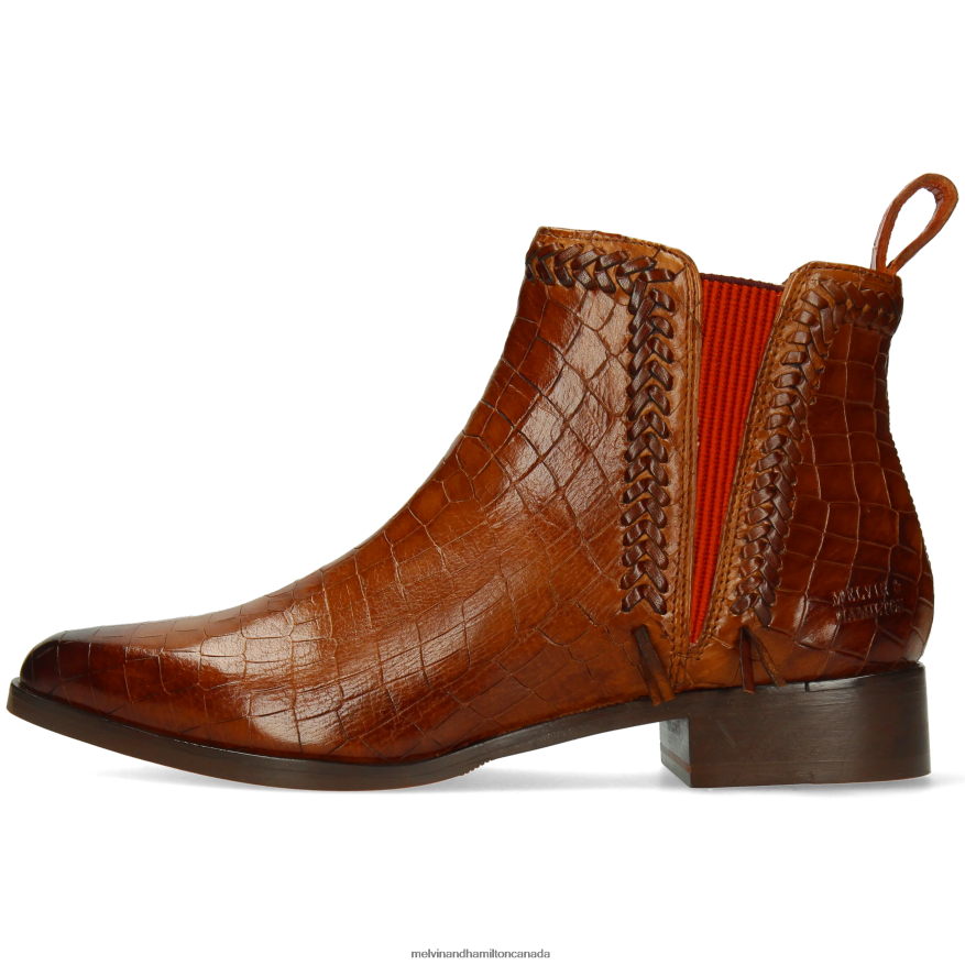Women Melvin & Hamilton Brown Marlin 10 Ankle Boots P4V68P952