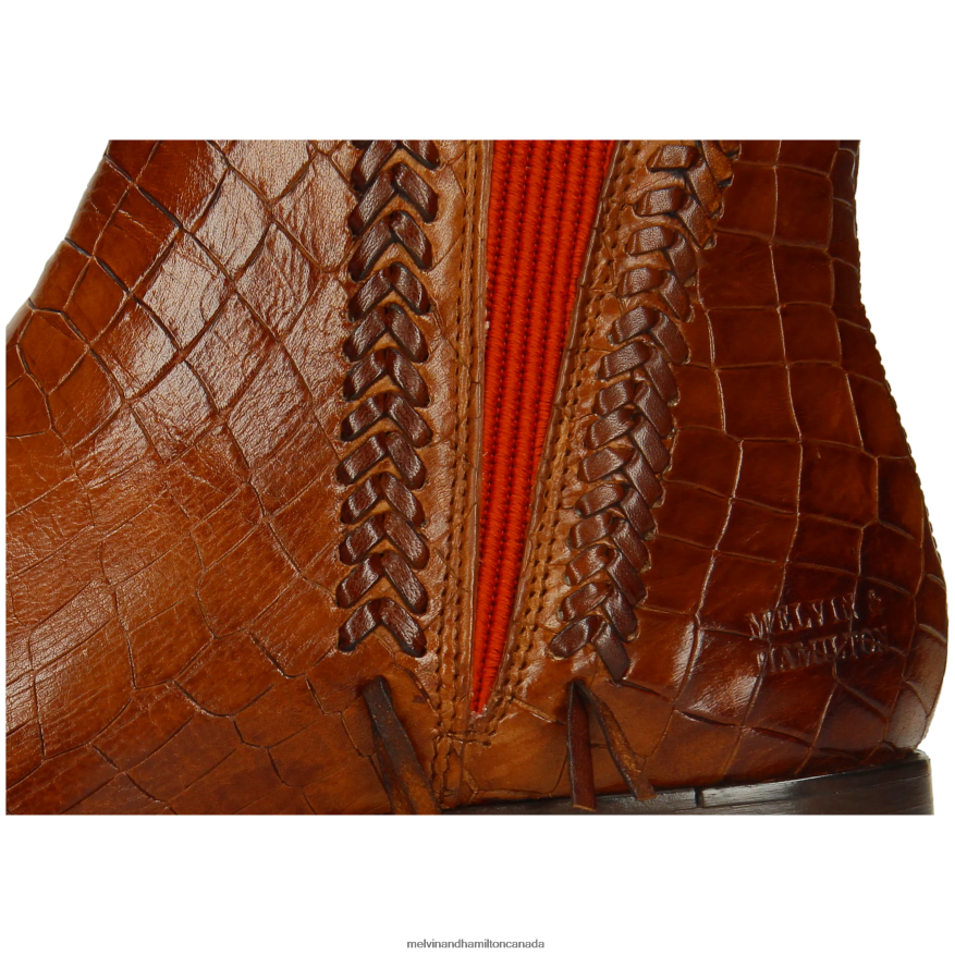 Women Melvin & Hamilton Brown Marlin 10 Ankle Boots P4V68P952