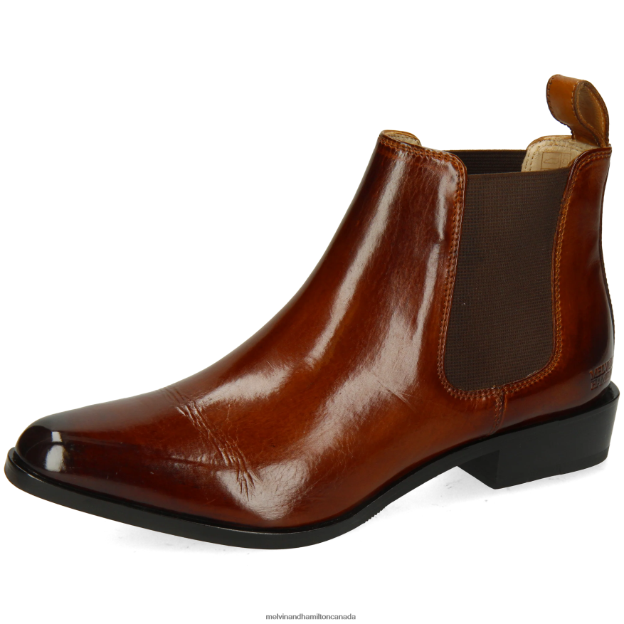 Women Melvin & Hamilton Brown Marlin 4 Ankle Boots P4V68P804