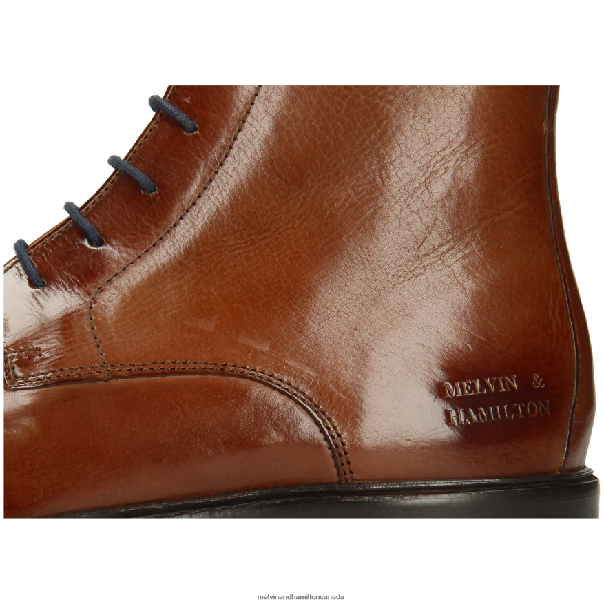 Women Melvin & Hamilton Brown Regine 7 Ankle Boots P4V68P787