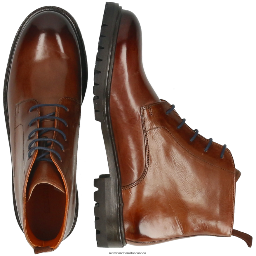 Women Melvin & Hamilton Brown Regine 7 Ankle Boots P4V68P787