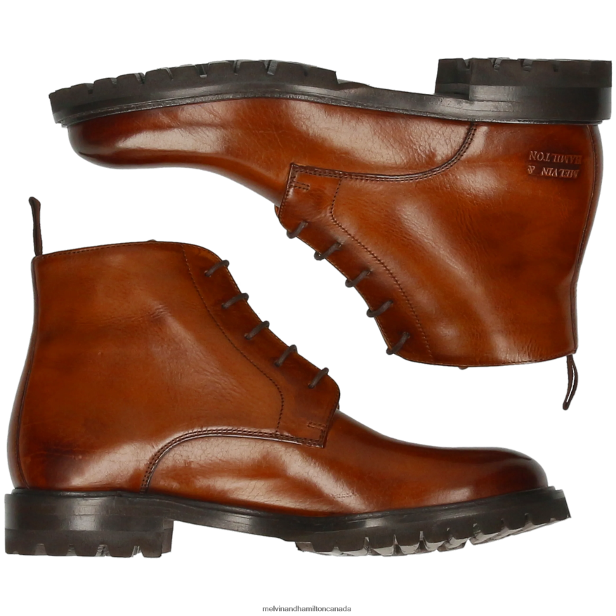 Women Melvin & Hamilton Brown Regine 7 Ankle Boots P4V68P895