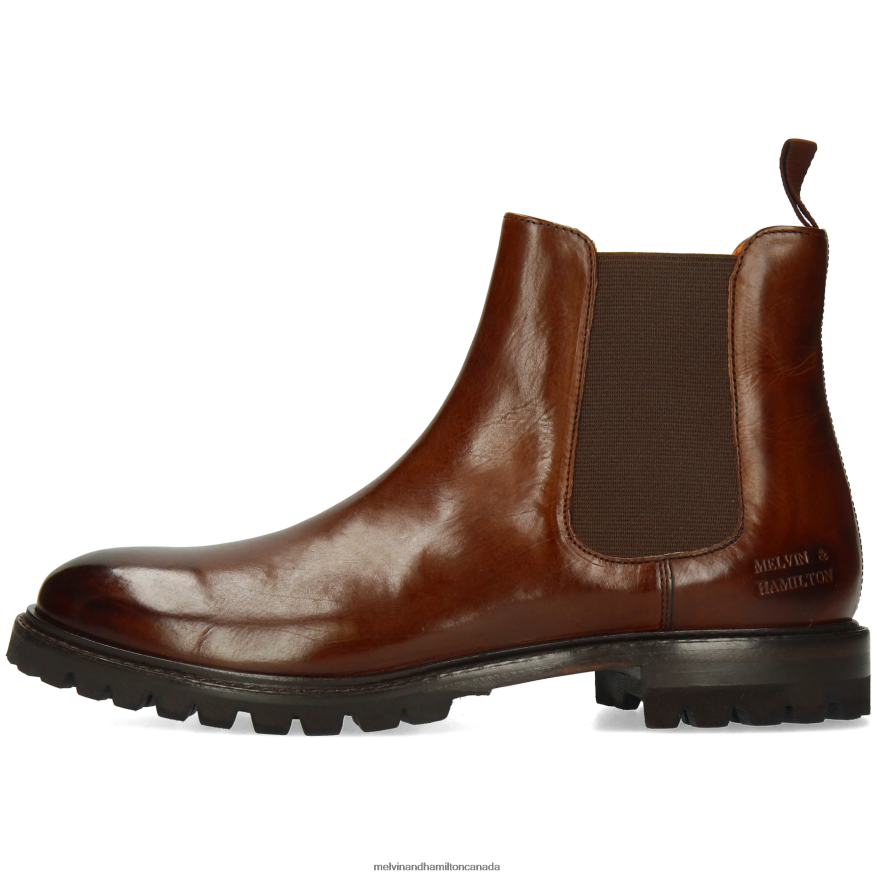 Women Melvin & Hamilton Brown Regine 8 Ankle Boots P4V68P818