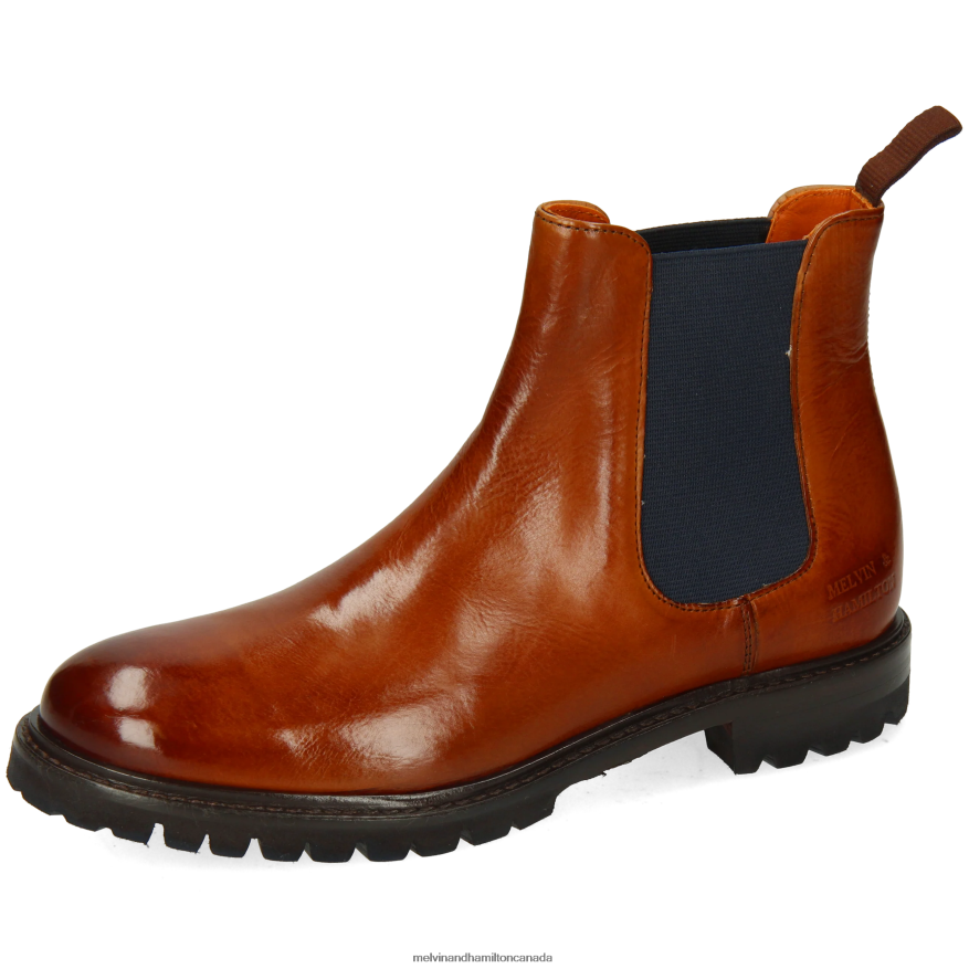 Women Melvin & Hamilton Brown Regine 8 Ankle Boots P4V68P823