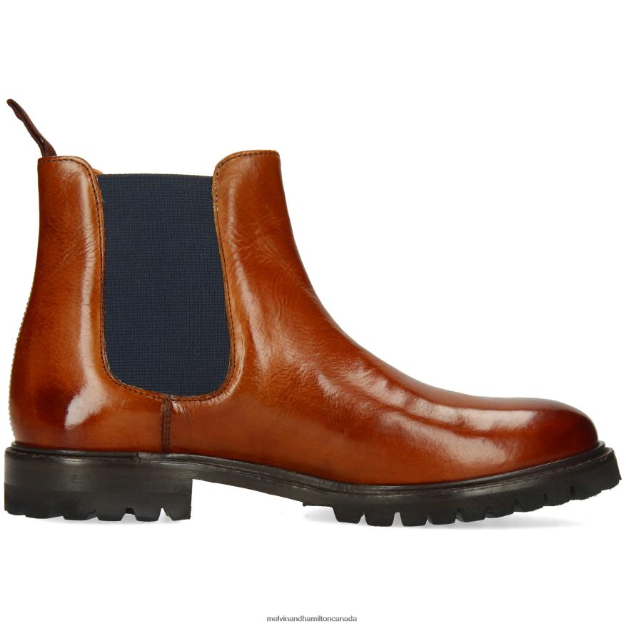 Women Melvin & Hamilton Brown Regine 8 Ankle Boots P4V68P823